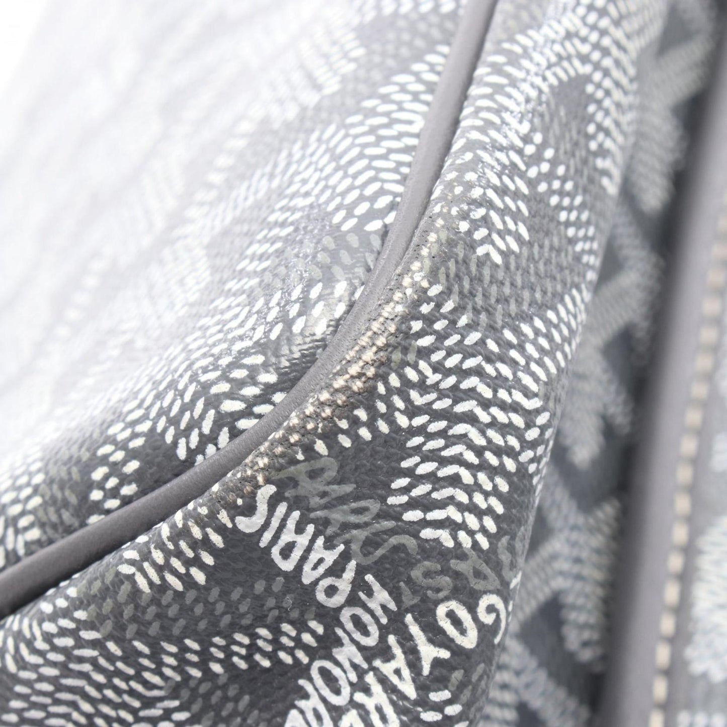 Goyard Coated Canvas Gray Shoulder Bags