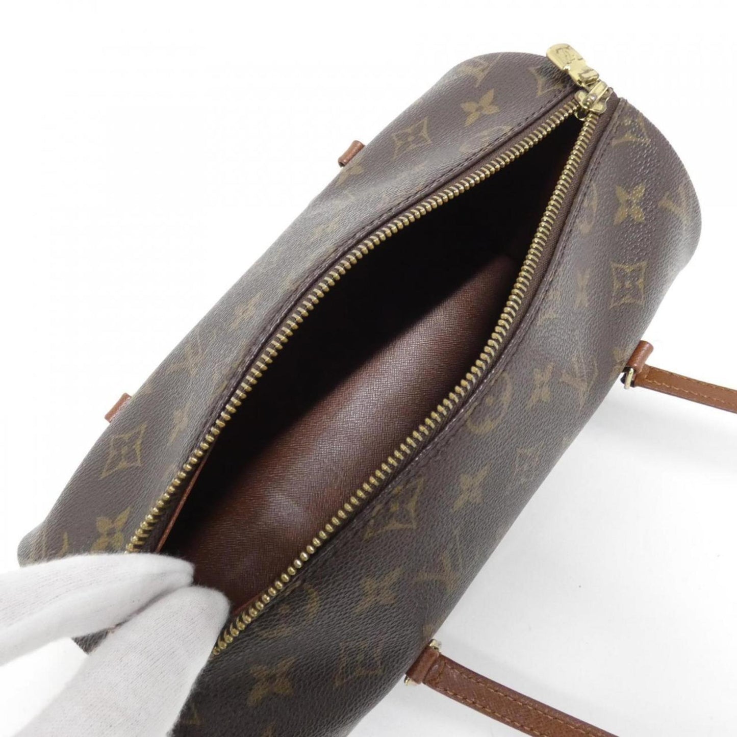 Louis Vuitton Coated Canvas Brown Handbags