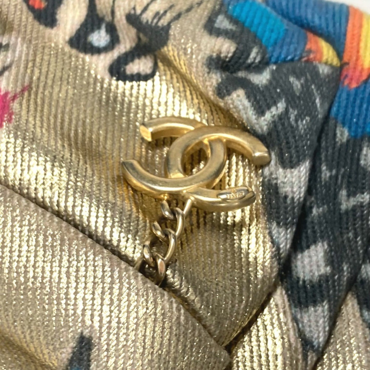 Chanel Canvas Gold Backpacks