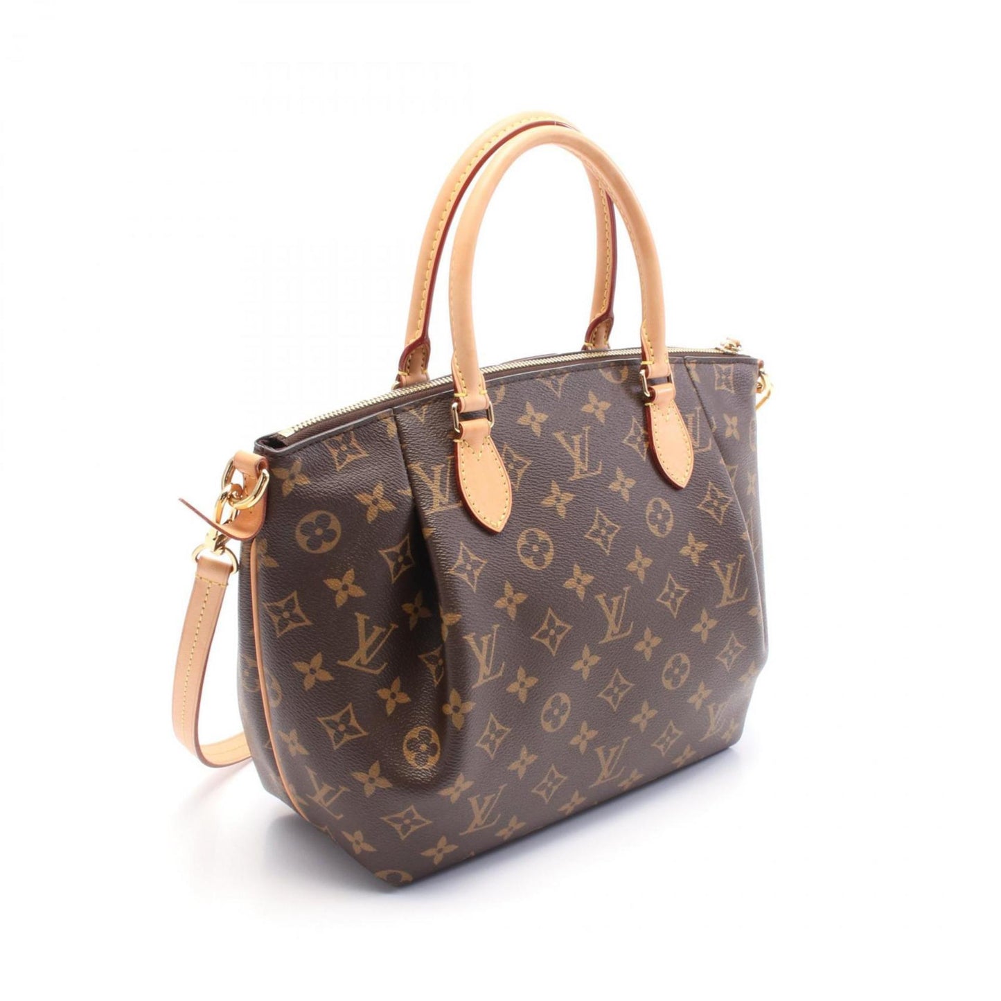 Louis Vuitton Coated Canvas Brown Handbags