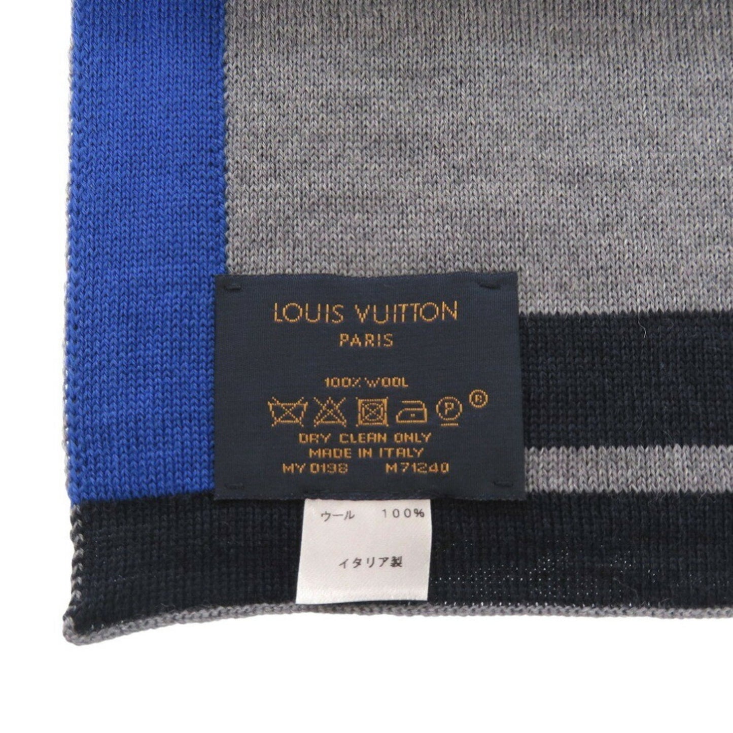 Louis Vuitton Wool Gray Scarves