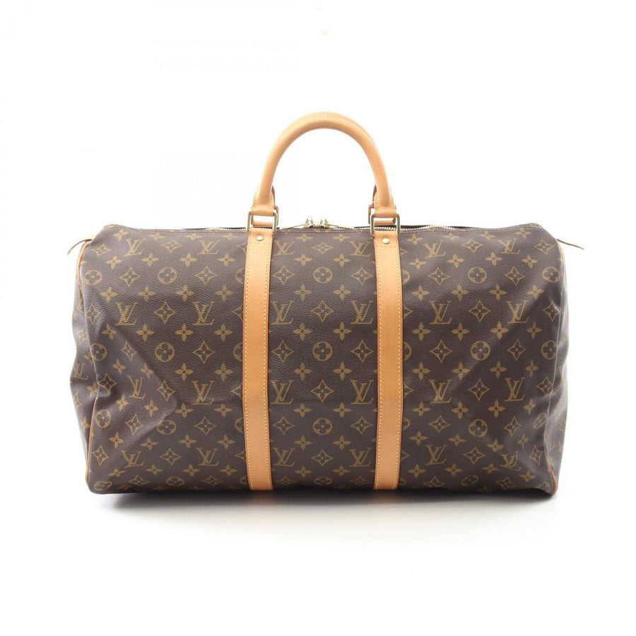 Louis Vuitton Coated Canvas Brown Travel Bags