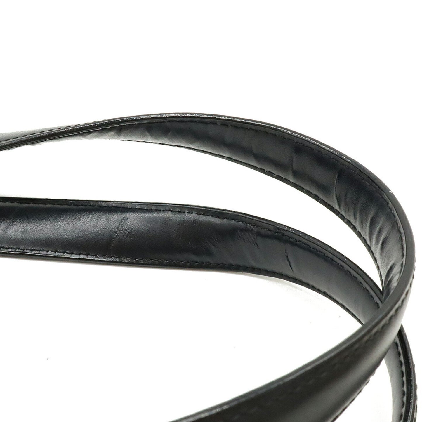 Chanel Woven Fabric Black Shoulder Bags