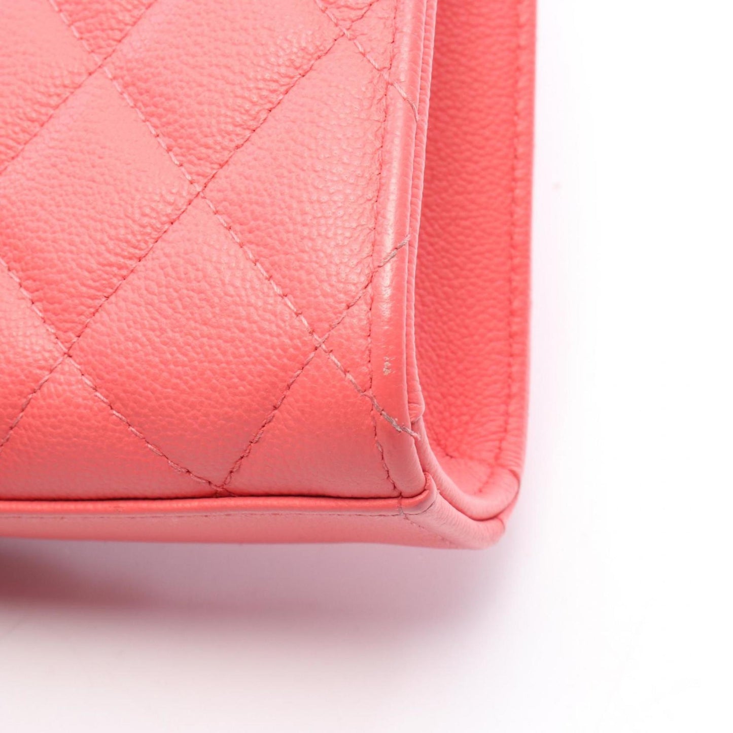 Chanel Calfskin Red Shoulder Bags