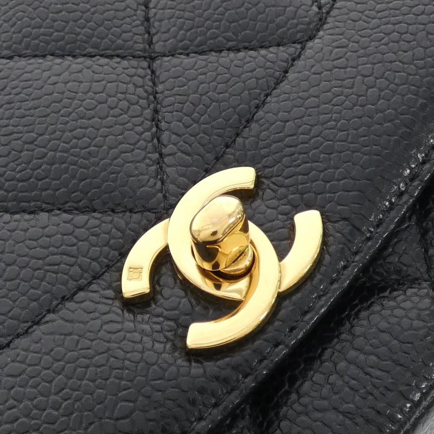 Chanel Calfskin Black Shoulder Bags