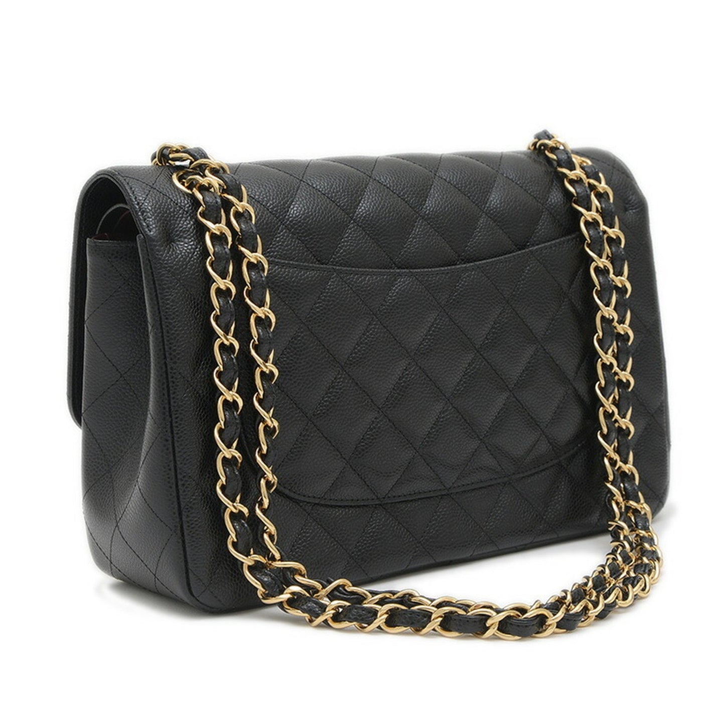 Chanel Calfskin Black Shoulder Bags