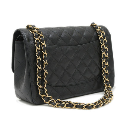 Chanel Calfskin Black Shoulder Bags