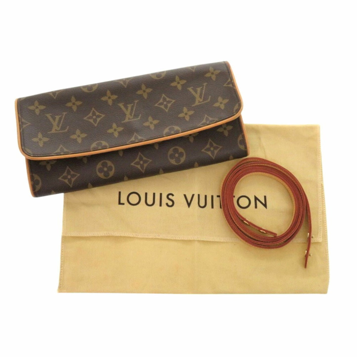 Louis Vuitton Monogram Canvas Brown Shoulder Bags