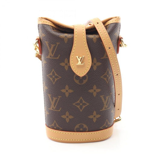 Louis Vuitton Coated Canvas Brown Shoulder Bags