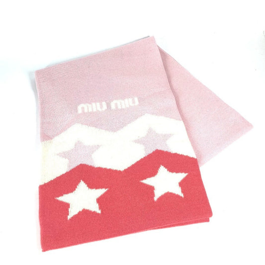 Miu Miu Wool Pink Scarves