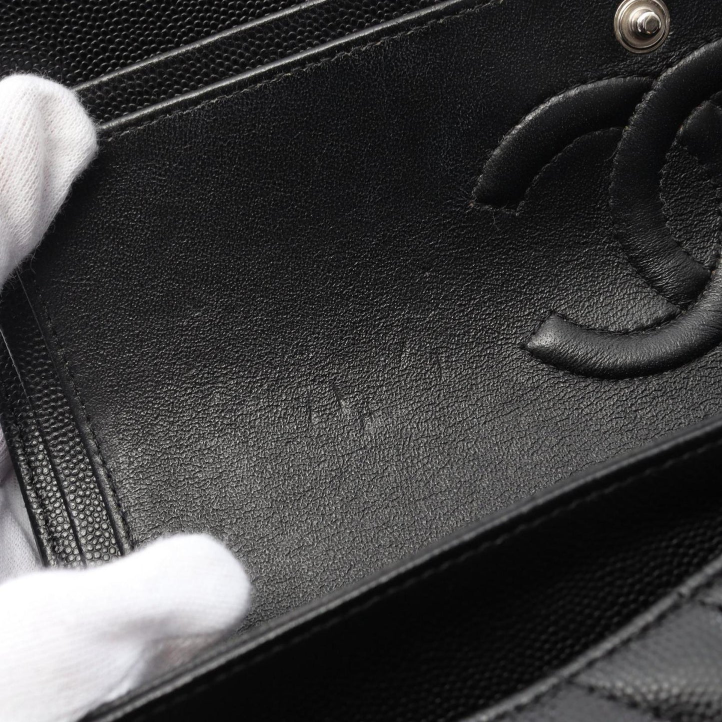 Chanel Calfskin Black Shoulder Bags