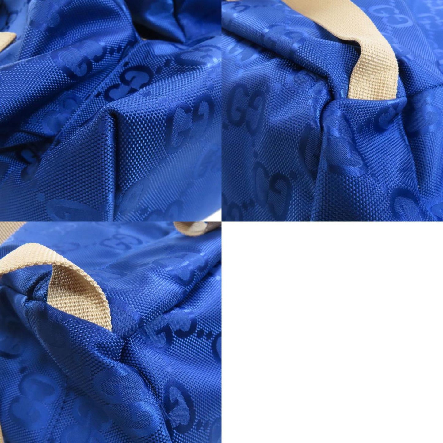Gucci Nylon Blue Backpacks