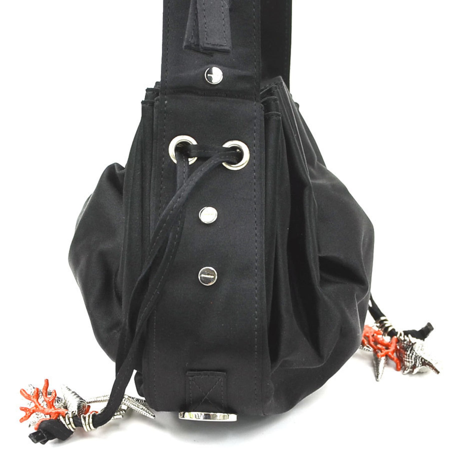 Givenchy Satin Black Shoulder Bags