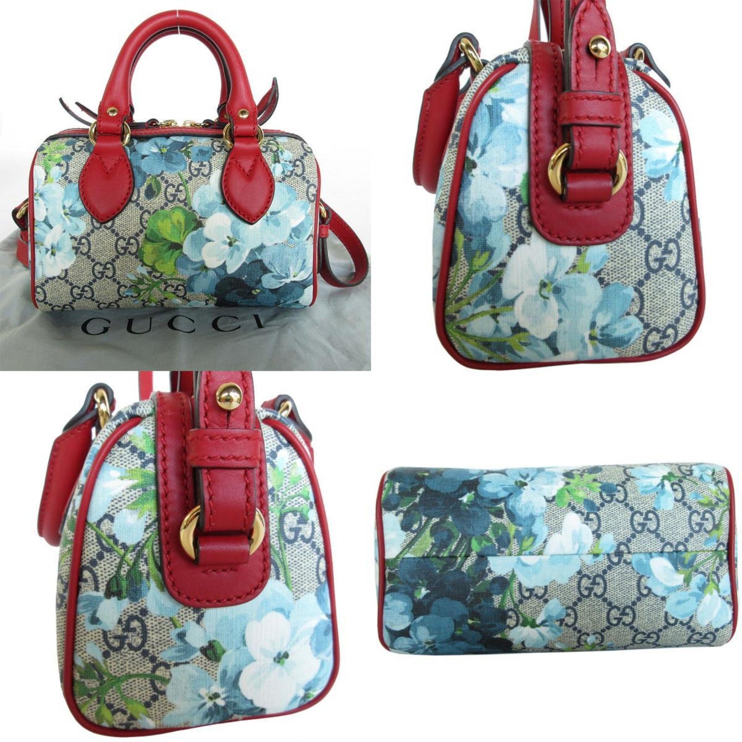Gucci Pvc Blue Handbags