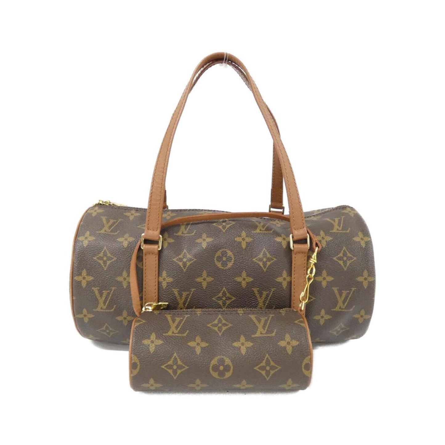 Louis Vuitton Coated Canvas Brown Handbags