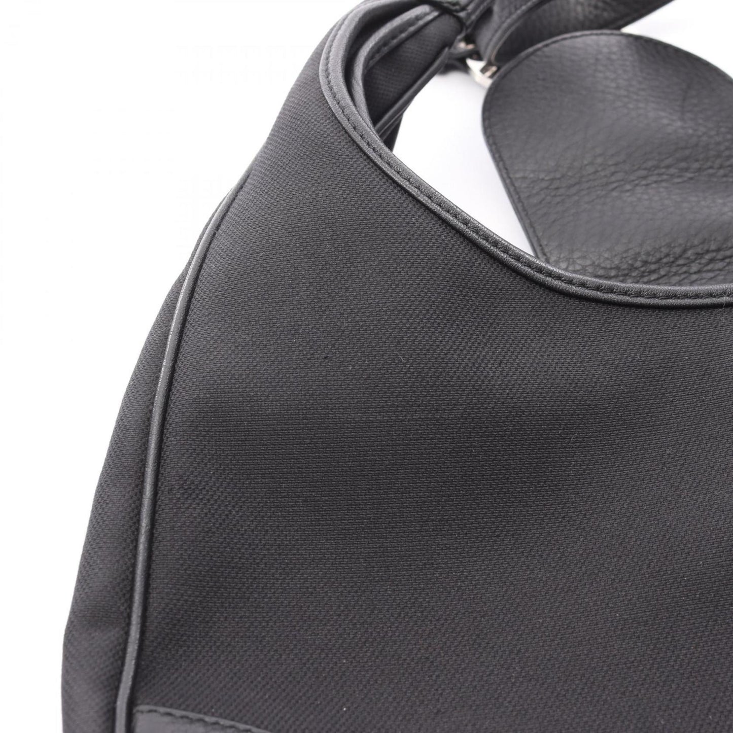 Bvlgari Canvas Black Shoulder Bags