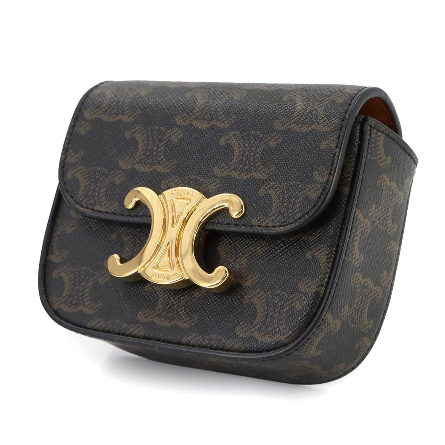 Celine Canvas Black Shoulder Bags
