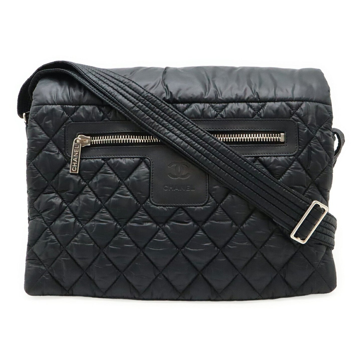 Chanel Nylon Black Shoulder Bags