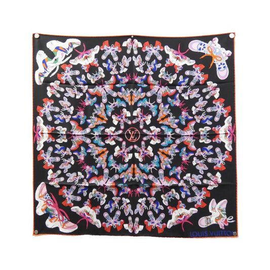 Louis Vuitton Silk Black Scarves