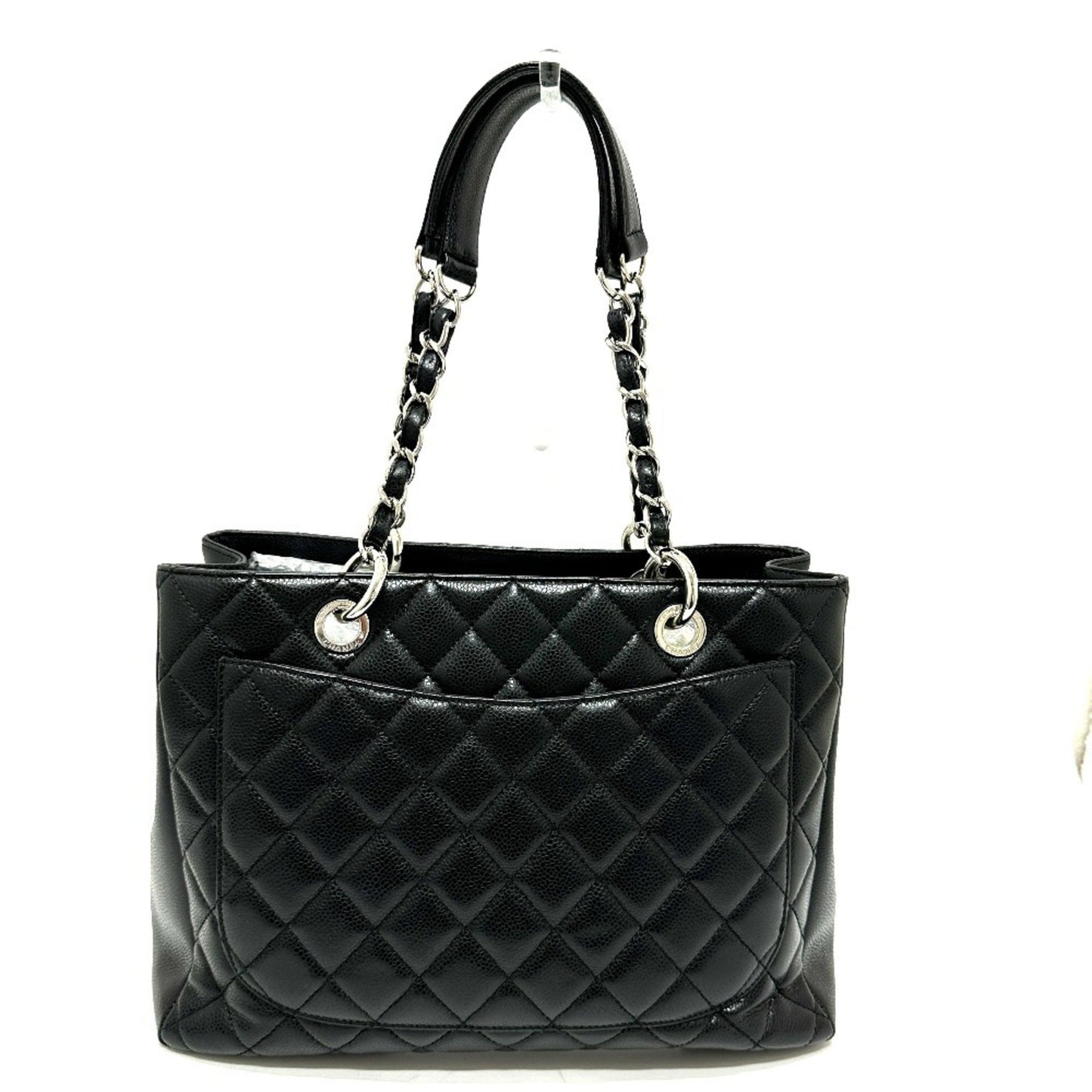 Chanel Calfskin Black Handbags