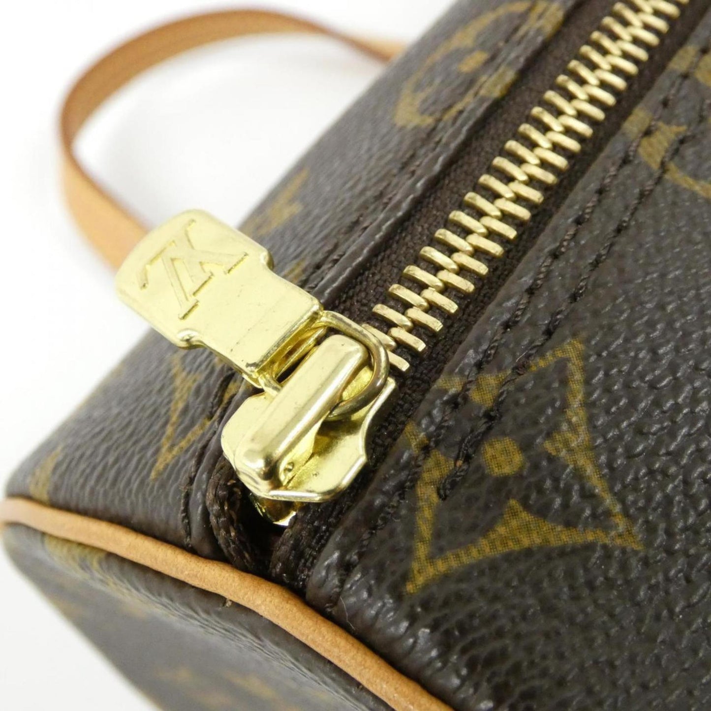 Louis Vuitton Coated Canvas Brown Handbags