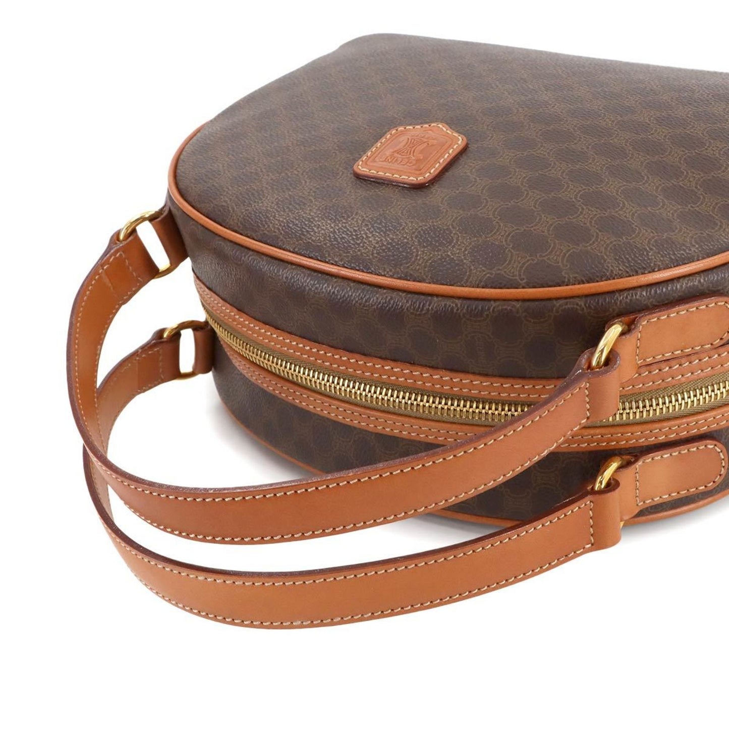 Celine Pvc Brown Handbags