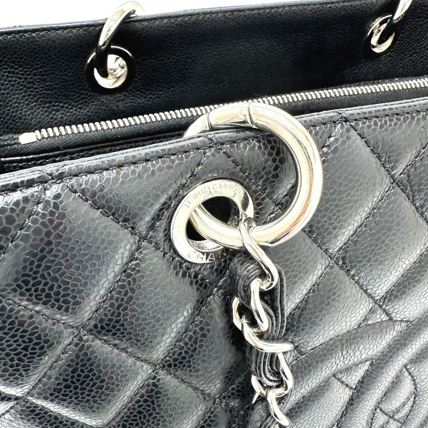 Chanel Calfskin Black Handbags