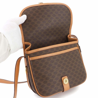 Celine Pvc Brown Shoulder Bags