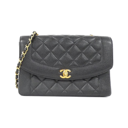 Chanel Calfskin Black Shoulder Bags