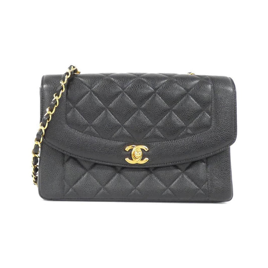 Chanel Calfskin Black Shoulder Bags