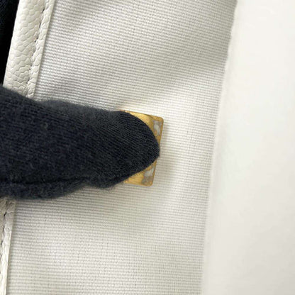 Chanel Calfskin White Shoulder Bags