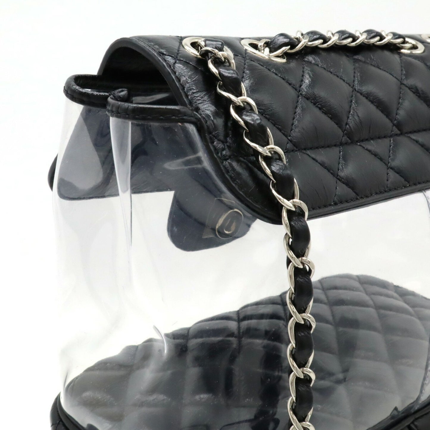 Chanel Pvc Black Shoulder Bags