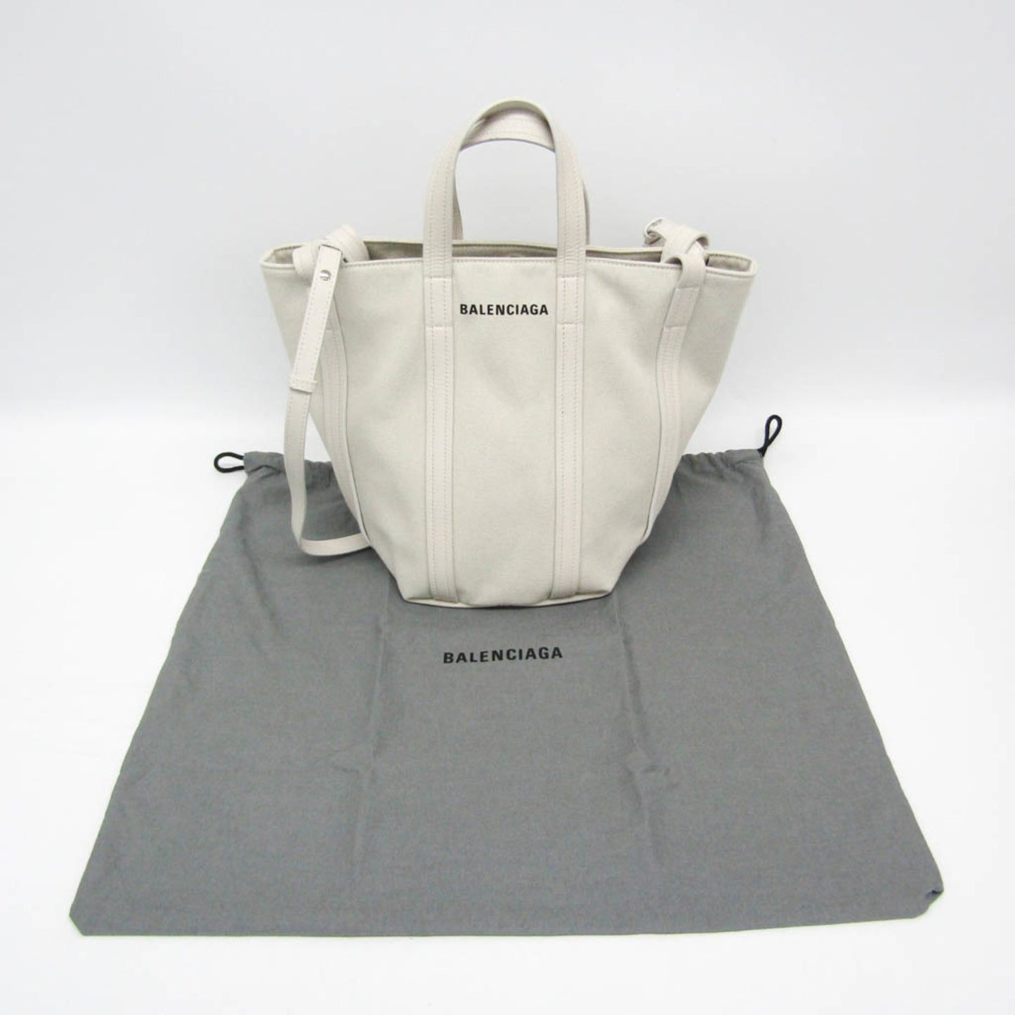 Balenciaga Canvas White Handbags
