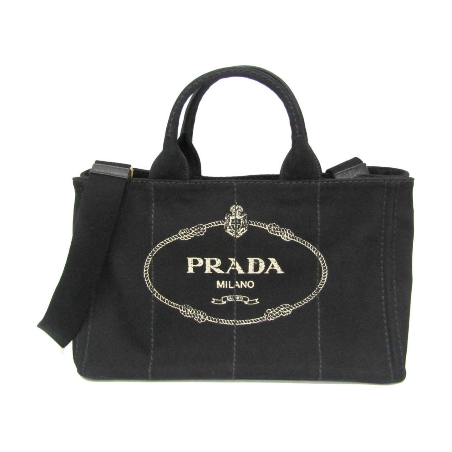 Prada Canvas Black Handbags