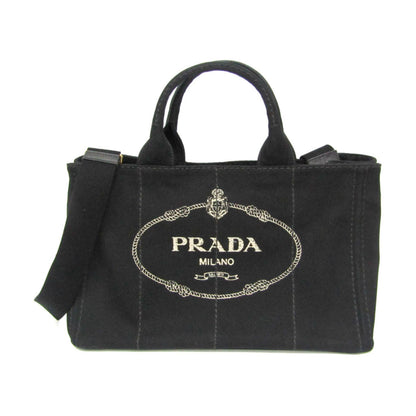 Prada Canvas Black Handbags