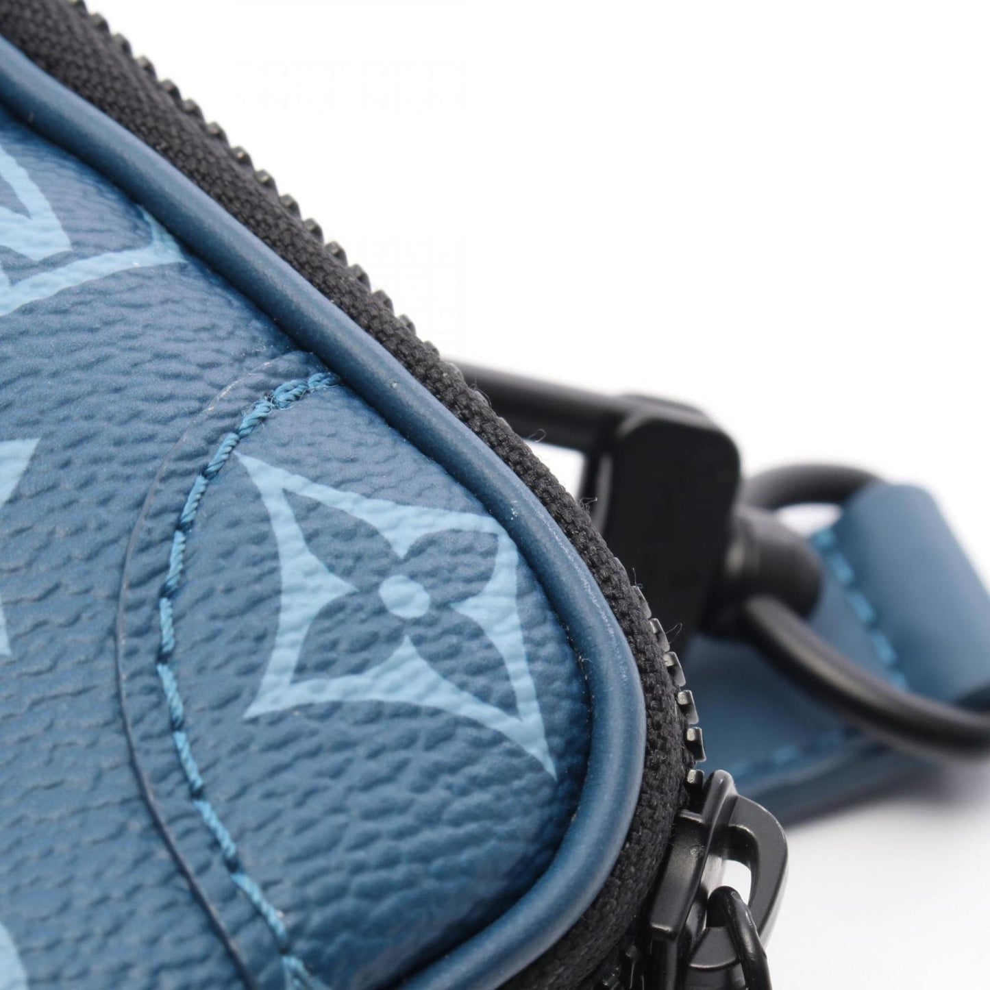 Louis Vuitton Coated Canvas Blue Shoulder Bags