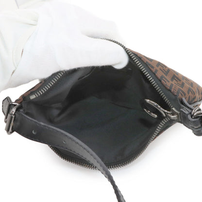 Fendi Canvas Black Shoulder Bags