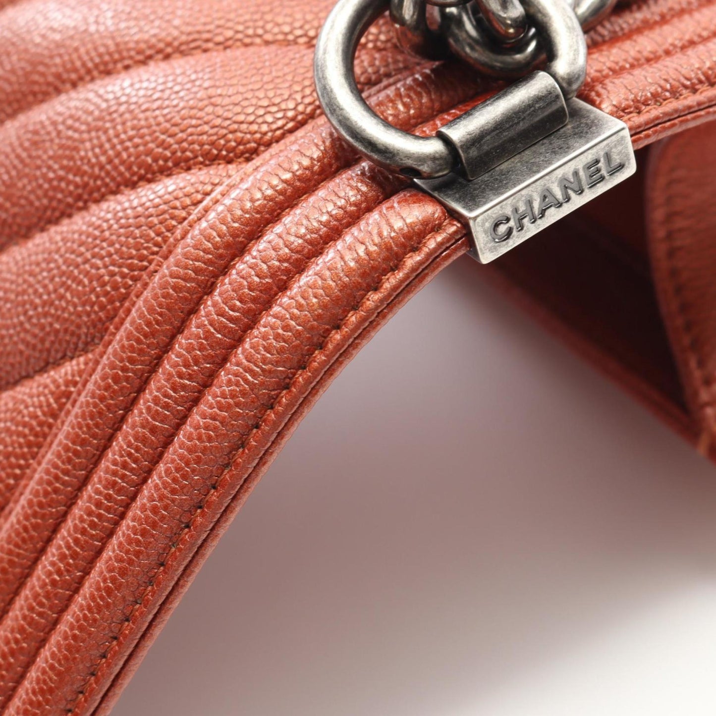 Chanel Calfskin Brown Shoulder Bags