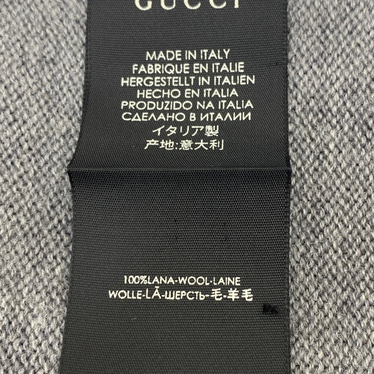 Gucci Wool Gray Scarves