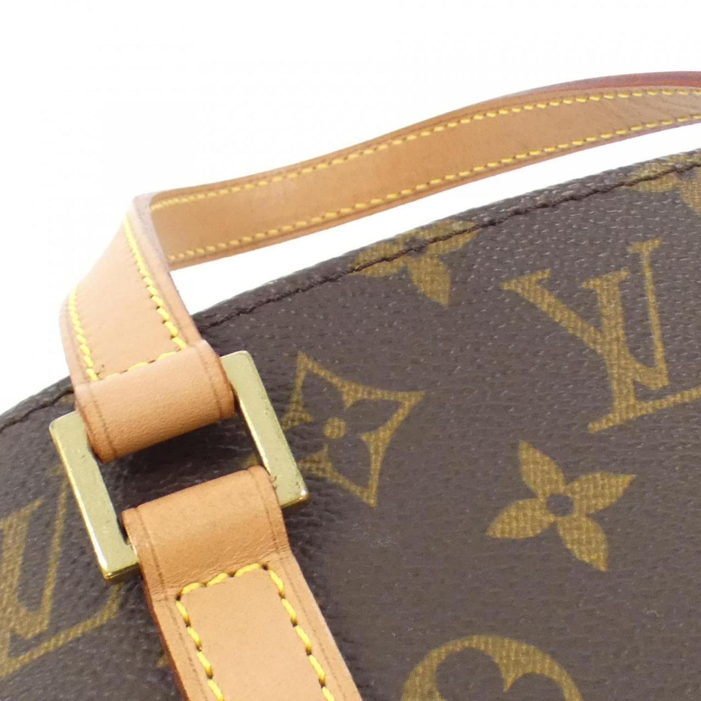 Louis Vuitton Coated Canvas Brown Handbags