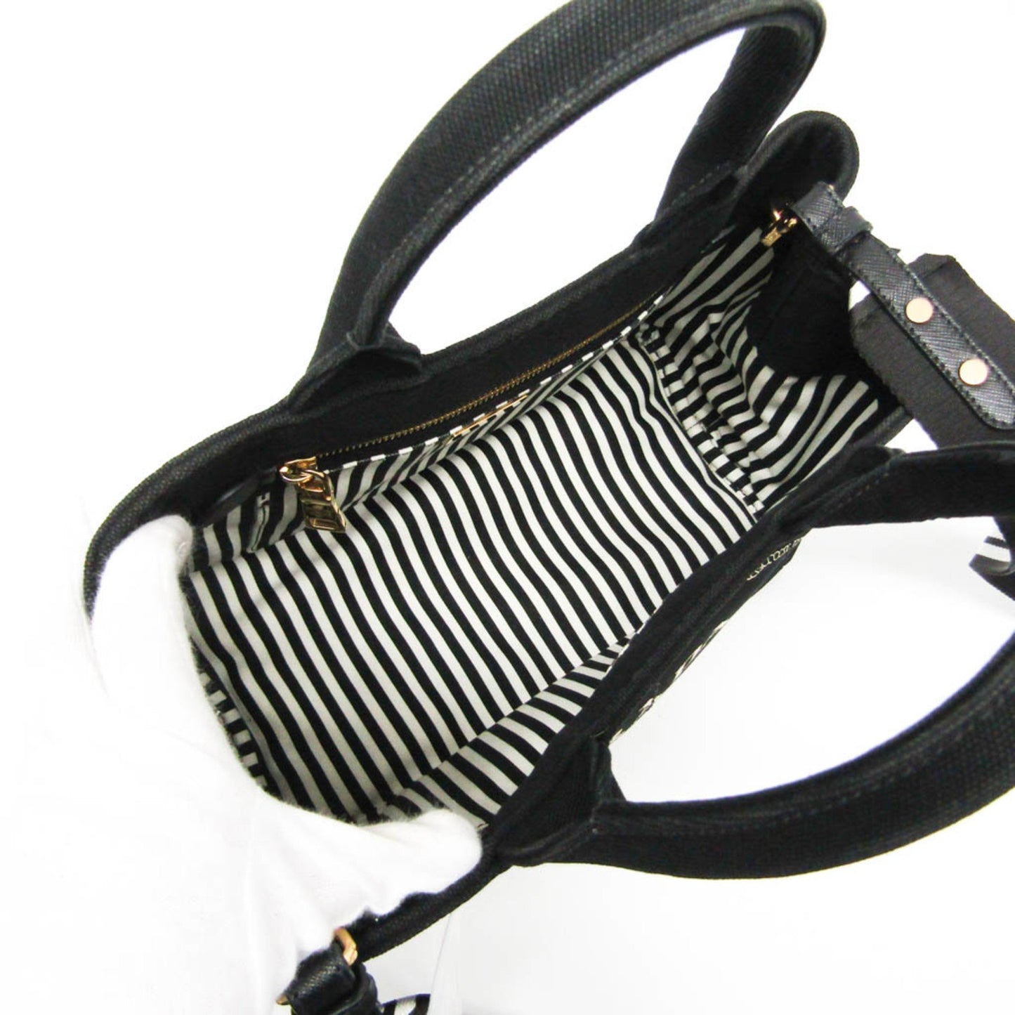 Prada Denim Black Handbags