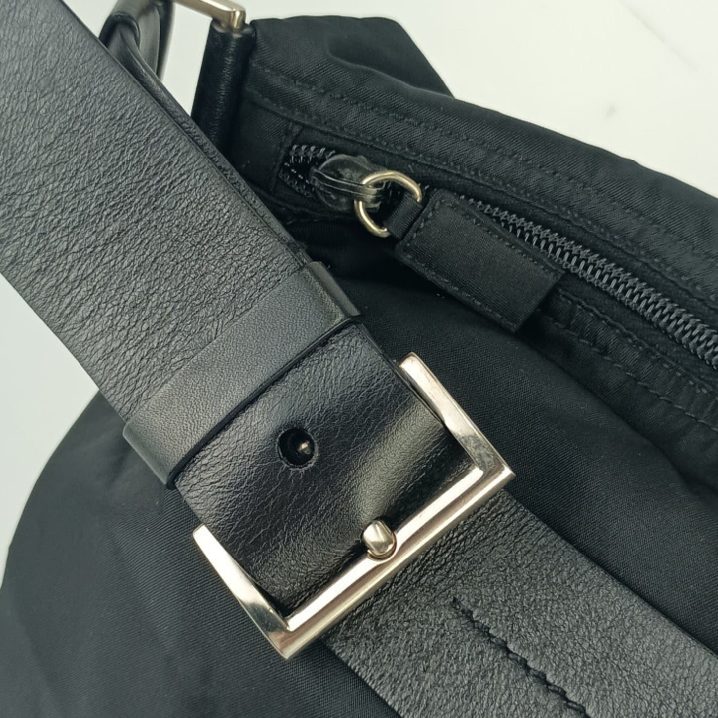 Prada Nylon Black Handbags