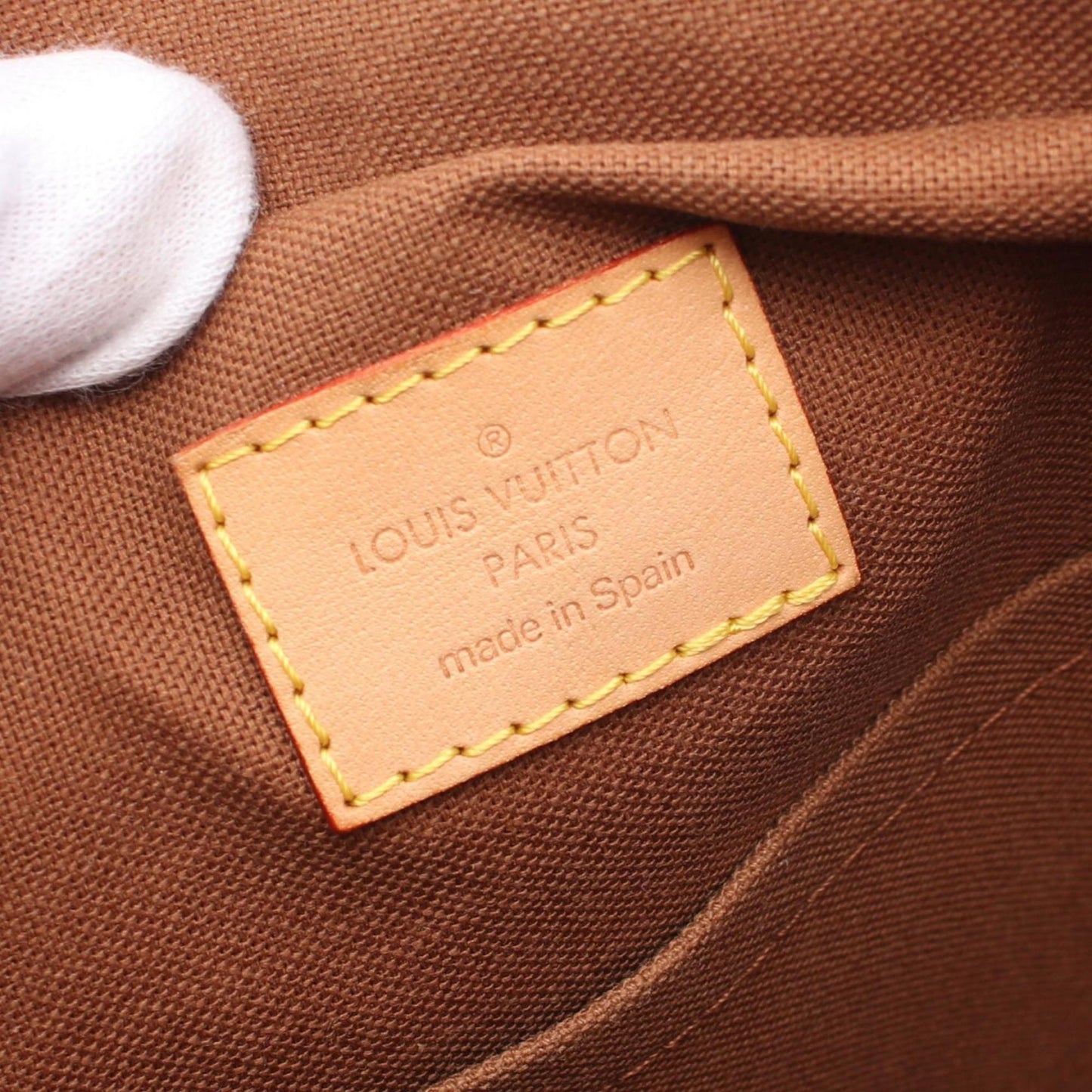 Louis Vuitton Coated Canvas Brown Handbags
