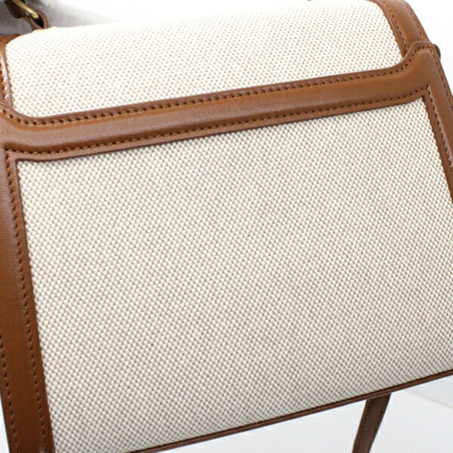 Saint Laurent Canvas Brown Shoulder Bags