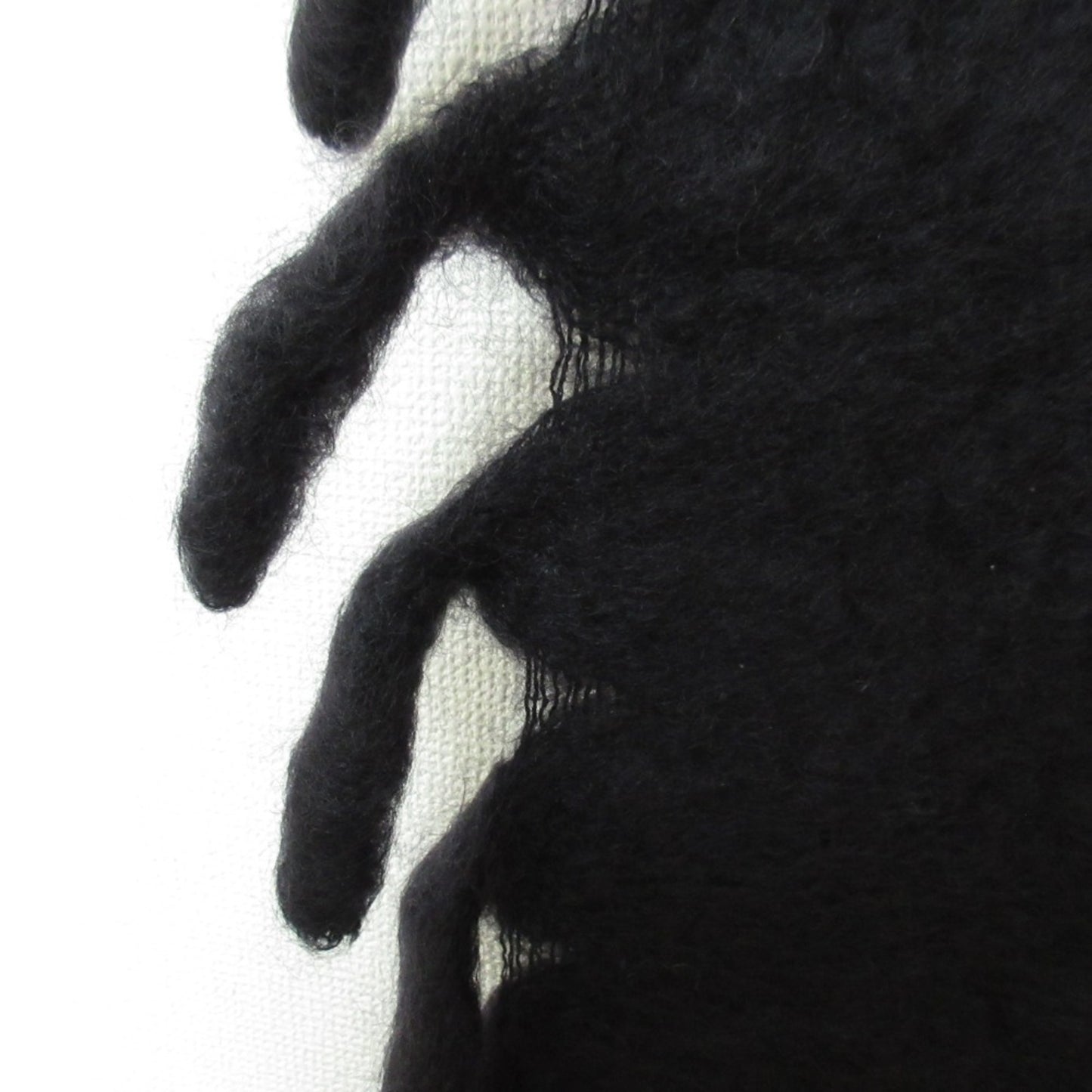 Loewe Wool Black Scarves