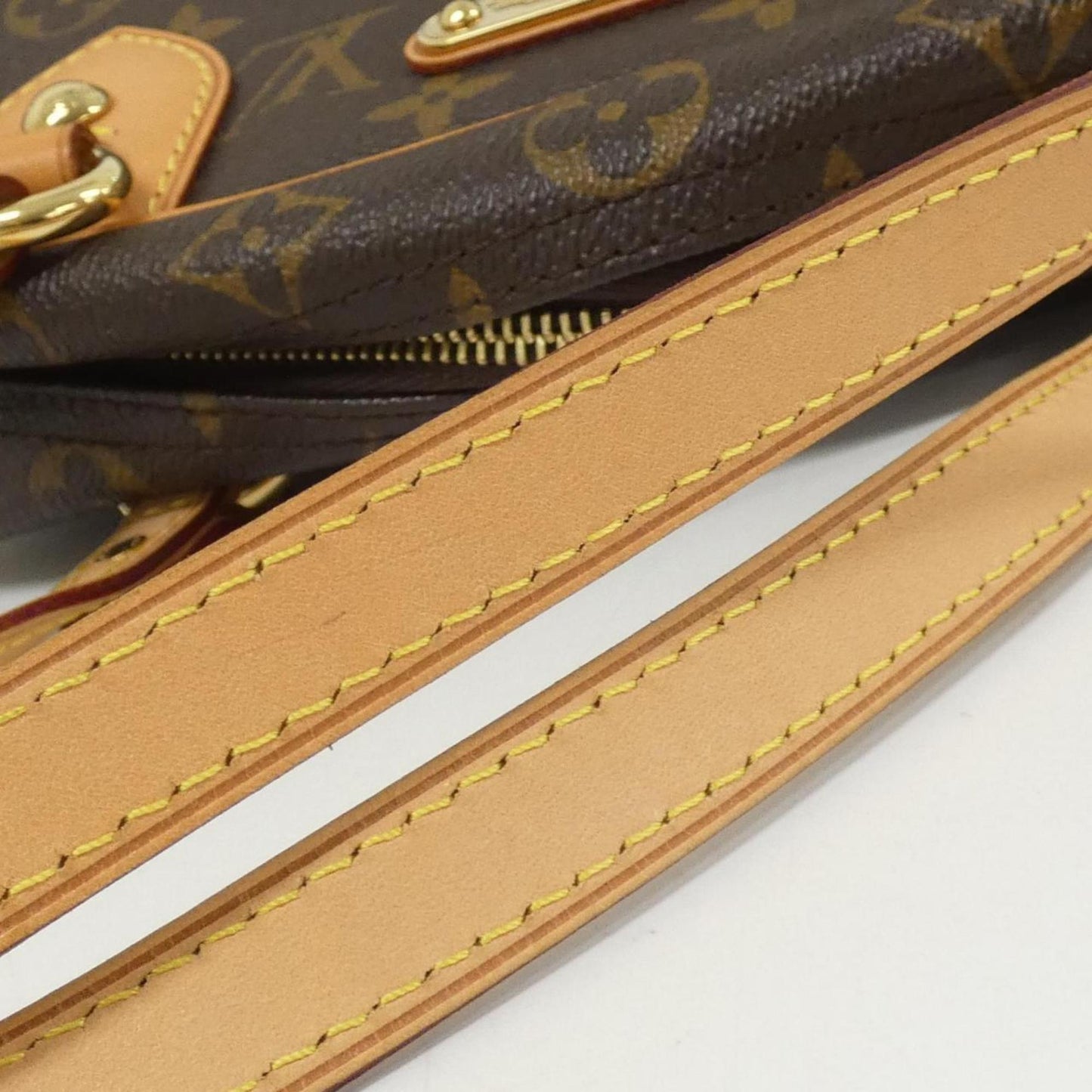 Louis Vuitton Coated Canvas Brown Shoulder Bags