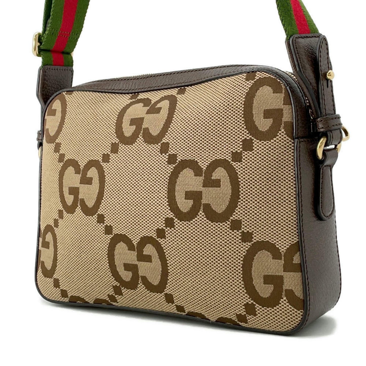 Gucci Canvas Brown Shoulder Bags