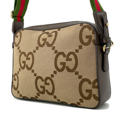 Gucci Canvas Brown Shoulder Bags