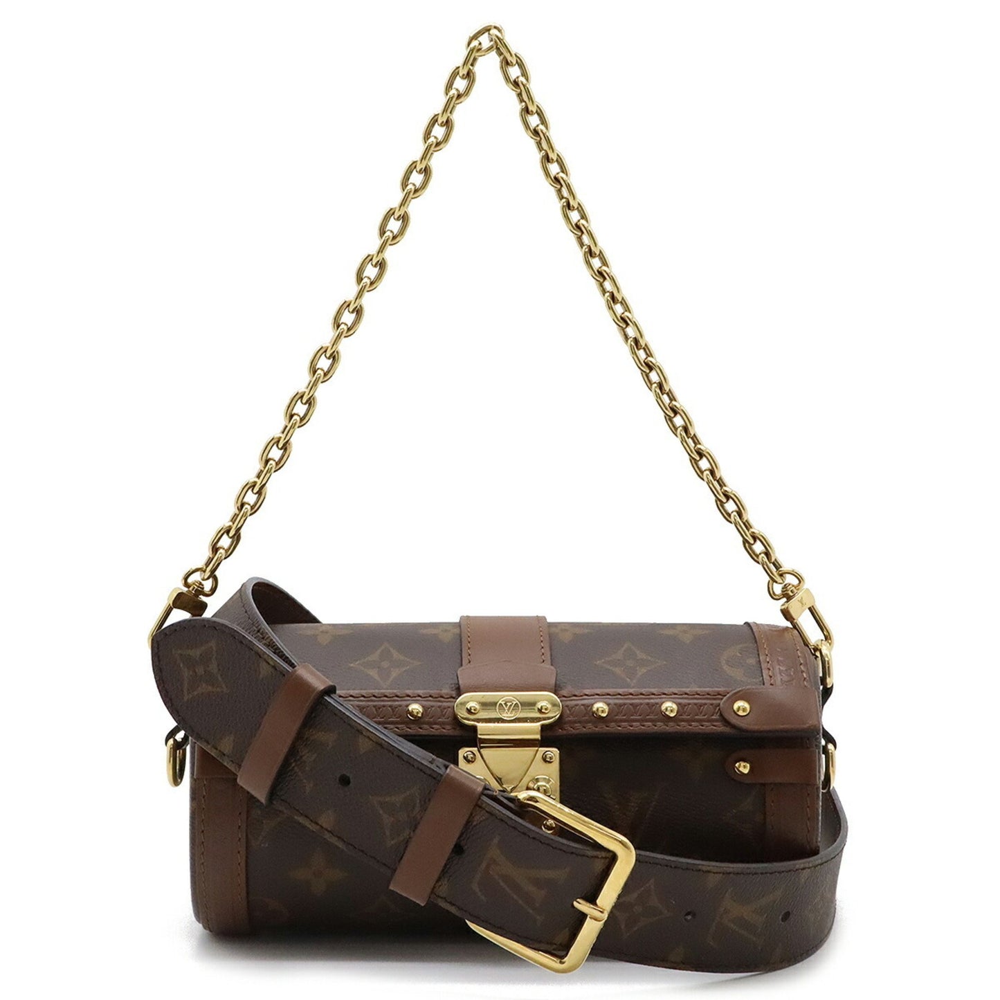 Louis Vuitton Monogram Canvas Brown Shoulder Bags