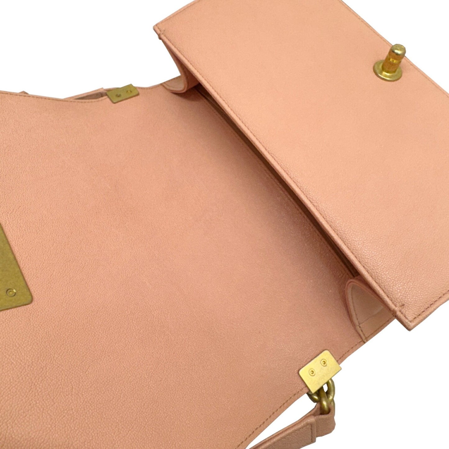 Chanel Calfskin Gold Shoulder Bags